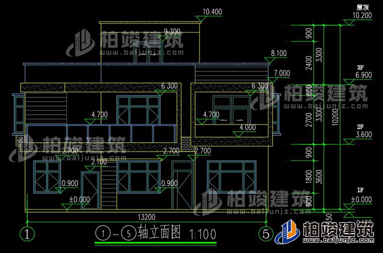 正立面图